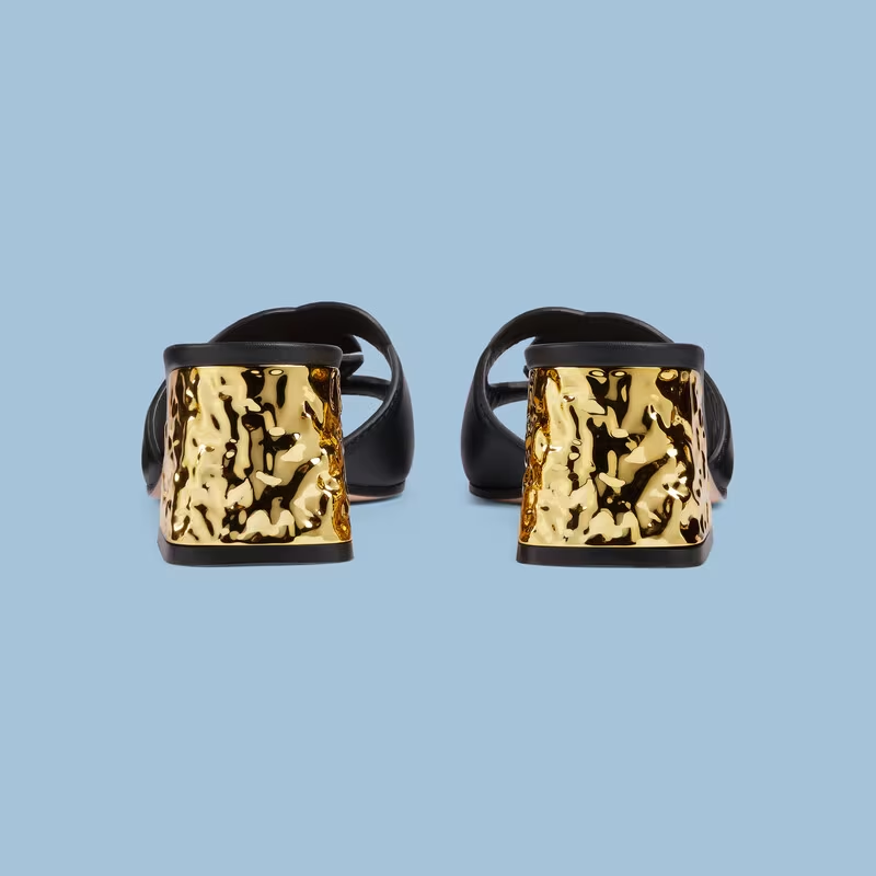 WOMEN'S INTERLOCKING G CUT-OUT SANDAL